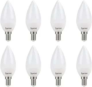 Venus Royal Sprint Candle Bulb 5.5 Watt White Pack of 8