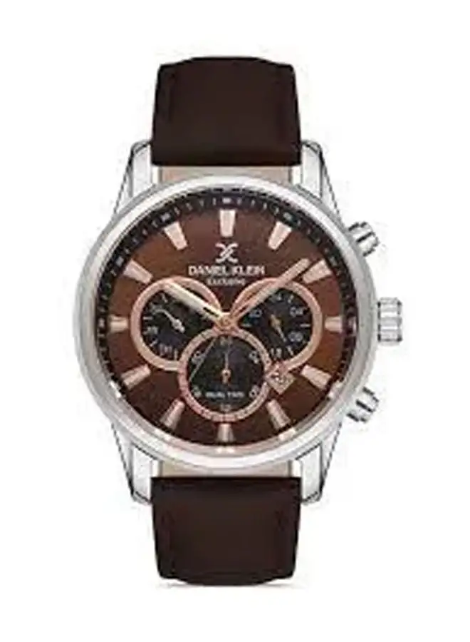 DANIEL KLEIN Leather Analog Watch DK.1.13137-4