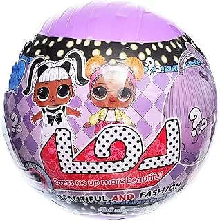 accessories shop Plastic Surprise Ball Toy With Pretty Fashion Doll And 9 Secret Guess Clues To Add More Creativity For Girls - Multi Color