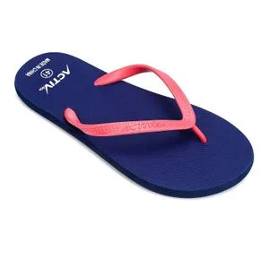 Activ Pink Thong For Navy Blue Men Slippers