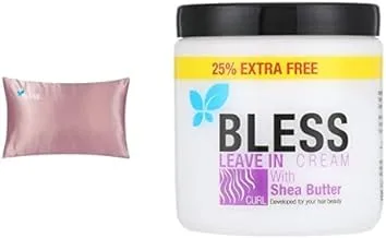 Bless pillowcase kashmir + Bless leave in cream with shea butter 250ml