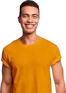 COUP Regular Fit Printed T-Shirt For Men Color Yellow Size 2XL