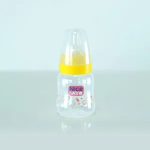 Nice Baby Feeding Bottle Without Hand 90ml  Yellow