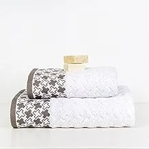 J Linens Stars Solo set of 2 pcs(WHITE/GREY)