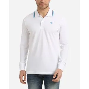 Diadora Plain Polo Shirt - White