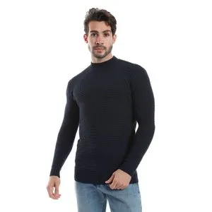 Caesar Wool Mens Pullover With Round Neck