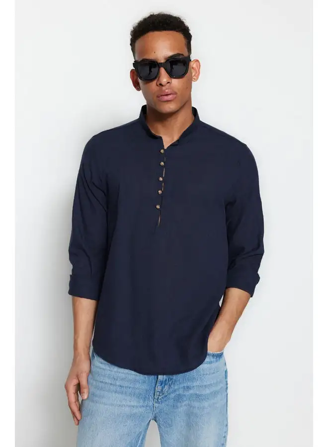 trendyol Man Shirt Navy