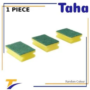 Taha Offer Double Sided Cleaning Sponges - Set Of  1 Piece