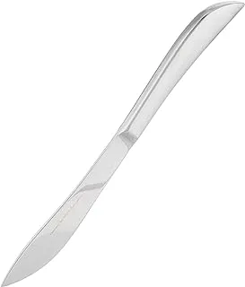 GoodWay Tuscany Stainless Steel Dessert Knife Set of 6 Pieces - Silver