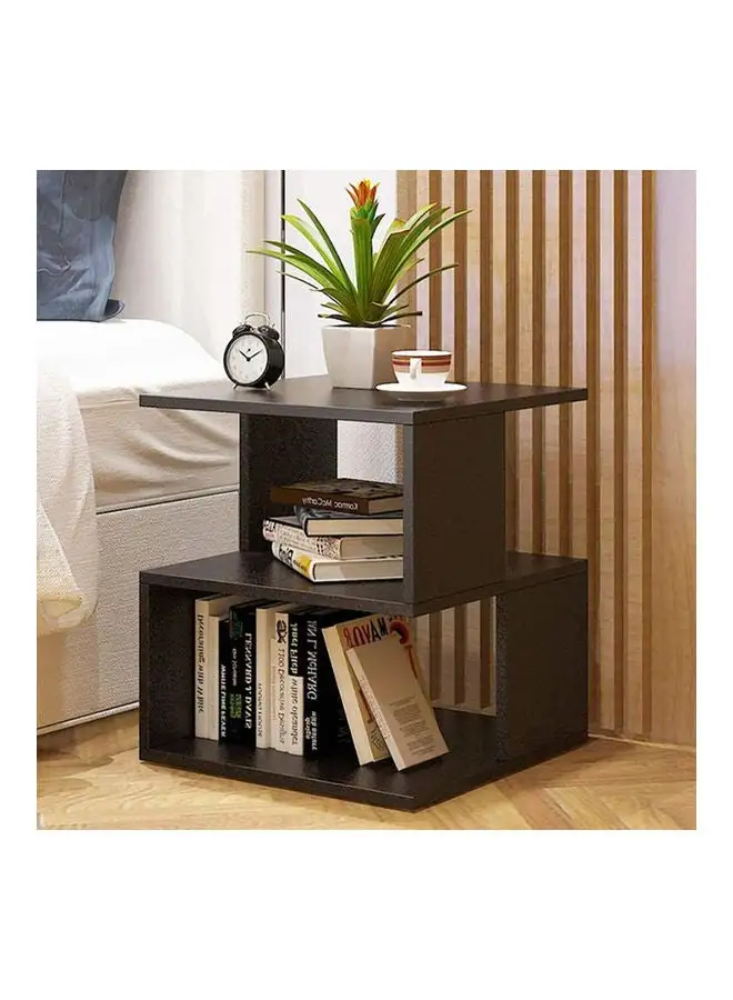 MODERN HOME Wood End Table Black 40x40x43cm