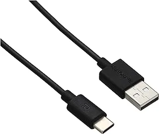 RAVPower RP-CB044 TPE USB-A to Type-C Cable, 1 Meter Length, Black