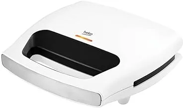 BEKO Sandwich Maker, 700 Watts, White - SWM 2971 W