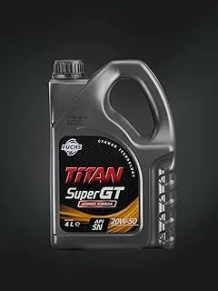 TITAN SUPER GT 20W-50 Multigrade Engine Oil Designed For A Wide Range Of Gasoline Engines 4 Liters