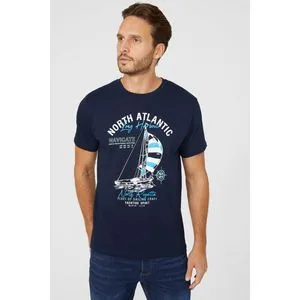 Debenhams Long Harbour Printed Tee