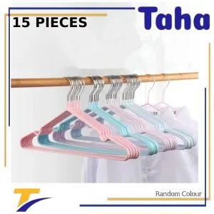 Taha Offer A Stainless Steel Coated Hanger 15 Pieces