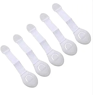 Fresh 5 Pcs Plastic Drawer Door Cabinet Cupboard Safety Locks Child Baby Safety Lock Protection from Children Baby Security Care