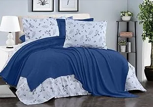 Leno coverlet - Jeans Color - 255 x 225 CM