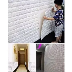 Foam Wall Stickers 3D Self Adhesive ,Removable And Waterproof - 5 PCS