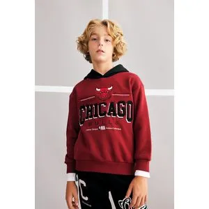 Defacto Boy Knitted Oversize Fit Crew Neck Long Sleeve Sweat Shirt