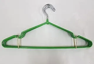 Stainless Steel Hanger Covered With Silicone 10 Pieces - Assorted Colors