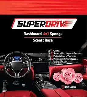 generic Superdrive Sponge 4 In 1 Dashboard & Leather polish -Rose