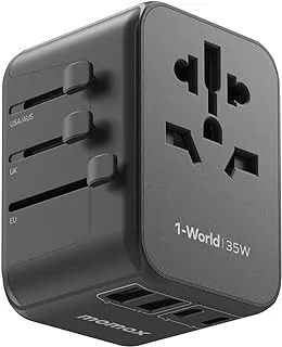 Travel adaper 1-World PD35W 5 ports + AC Travel Adapter