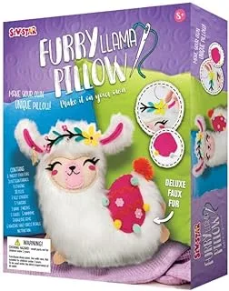 Sew Star Pillow-Furry Llama - Make it on your own DIY for kids SS-19-060, 8+