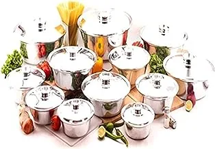 Nouval Modern Aluminum Oriental Pot Set 18/40-12 Pieces