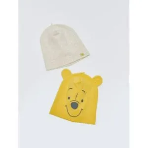 LC Waikiki Winnie The Pooh Printed Baby Boy Beanie 2 Pieces