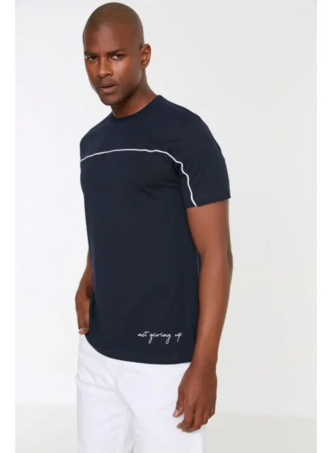 trendyol Man T-Shirt Navy