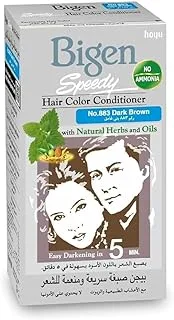 Bigen Speedy Hair Color Conditioner 883 Dark Brown, 80 Gm