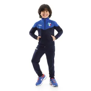 Diadora Training Suit For Kids - Navy/Blue