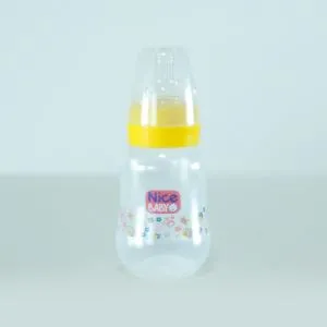 Nice Baby Feeding Bottle Without Hand 150ml  Yellow