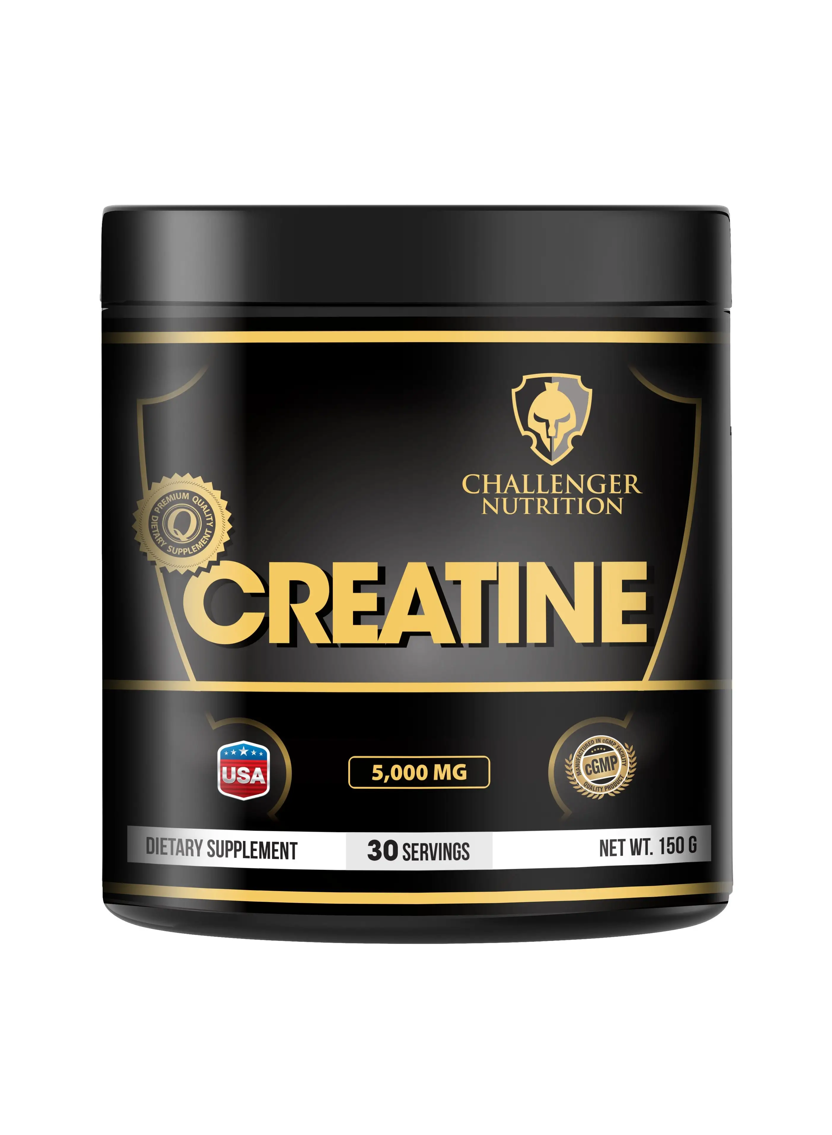 CHALLENGER NUTRITION Creatine, Unflavored, 150g