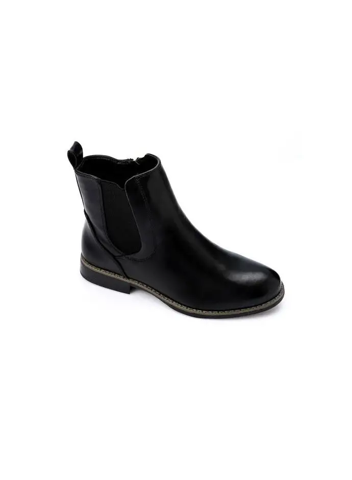 DejaVu Women's basic Chelsea boots