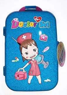 Doctor Playset Toy For Kids With Wheels - Blue