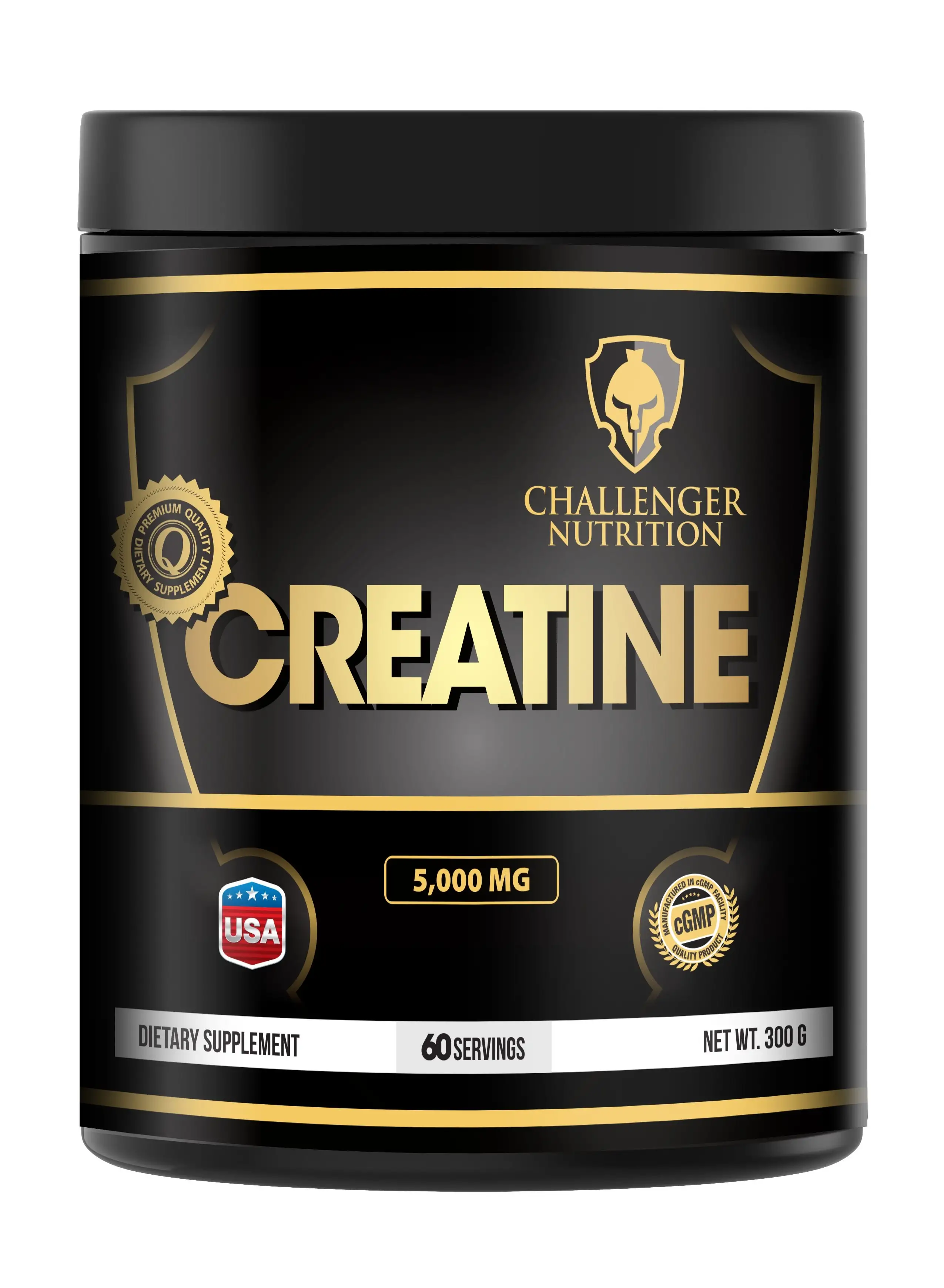 CHALLENGER NUTRITION Creatine, Unflavored, 300g