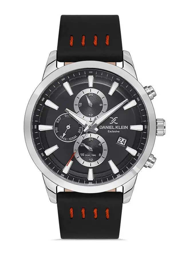 DANIEL KLEIN Leather Analog Watch DK.1.13290-1