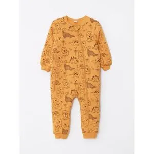 LC Waikiki Crew Neck Long Sleeve Printed Baby Boy Sleeping Bag