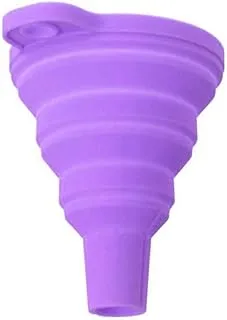 Fresh Foldable Small Silicon Funnel - purple