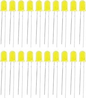 20 LED Diode 5mm 2V Yellow