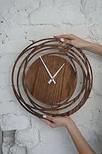 unique rustic clocks for wall Brown 60 cm