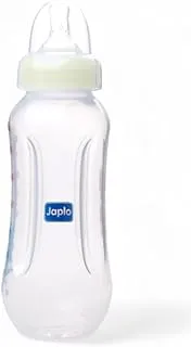 Japlo Easy mix & grip baby feeding Bottle with Anti-colic nipple & Lukewarm water mixer size 250 ml - green colour