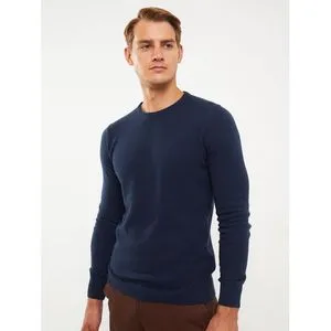 LC Waikiki Crew Neck Long Sleeve Men's Knitwear Sweater