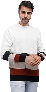 mens Coup Regular Fit Strip Pullover For Men Pullover Sweater