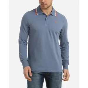 Diadora Plain Polo Shirt - Petroleum Grey
