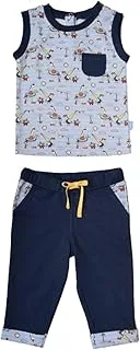 junior Baby Boys 1-1315-23 Pajama Set