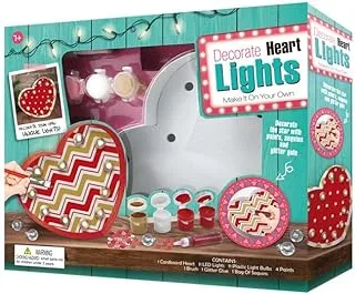 Sew Star Decorate Your Own String Lights LED Kit - Heart Lights SS-18-002, 7+