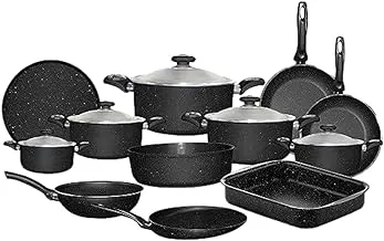 Glory Granite Blue Series Cookware Set 17-Pieces