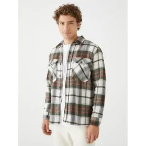 LC Waikiki Regular Fit Long Sleeve Plaid Men's Shirt Jacket